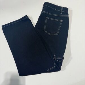 Shein wide leg black jeans XL